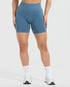 OA | Effortless Seamless Shorts - Moonstone Blue